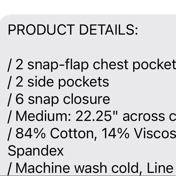 The Essential Cordoroy Snacket, size S, new - Picture 11 of 13